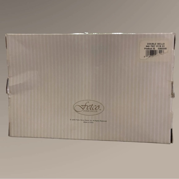 Fetco Wedding Bells Pewter Frame Double Photo Pictures Bling Love Honor Cherish - Picture 8 of 8